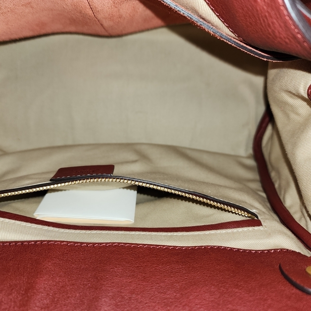 Chloé Owen Flap Bag Red Leather "Hard to find Color" ❤️ - Picture 6 of 8
